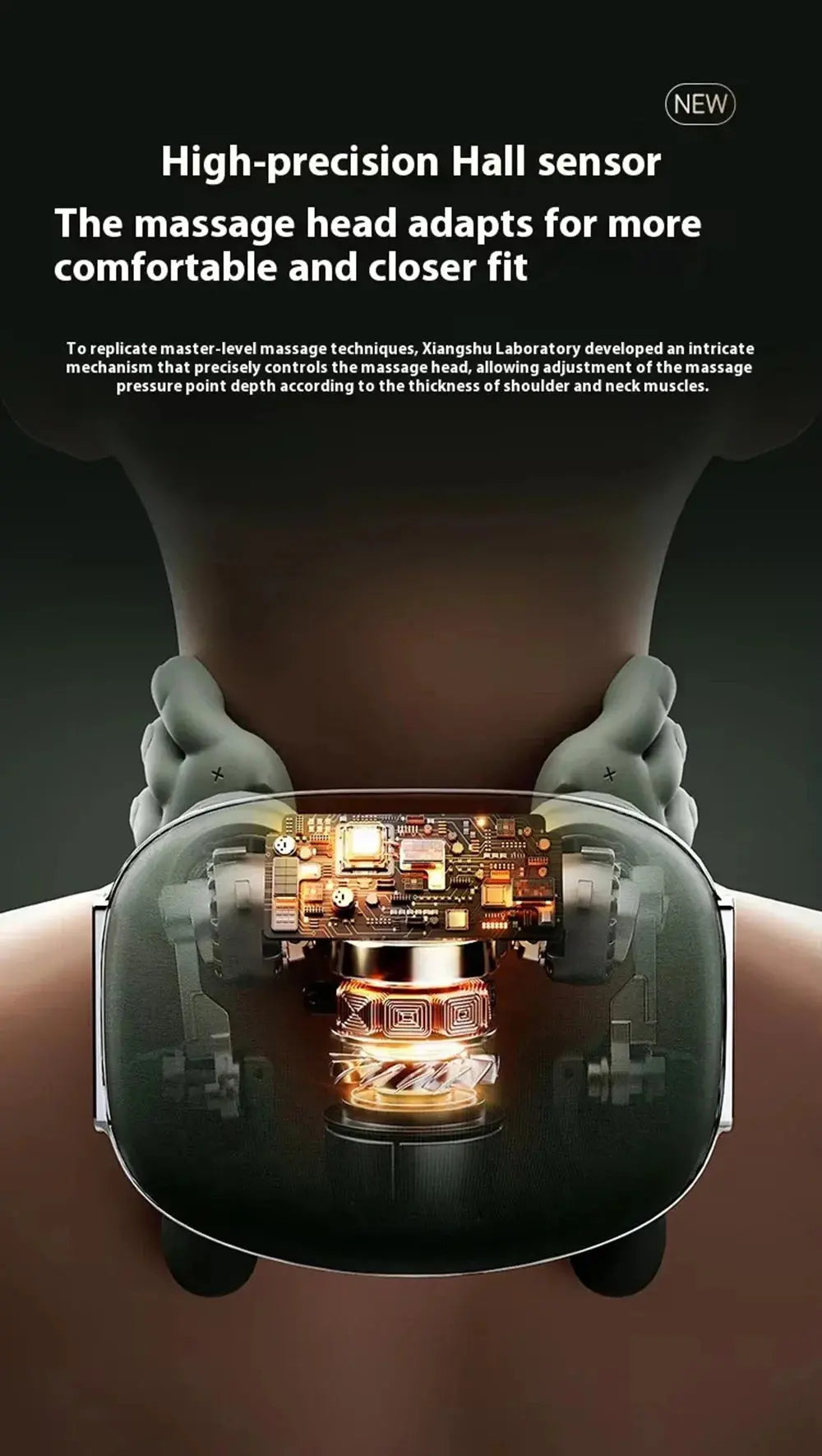 4D Deep Neck Finger Massager