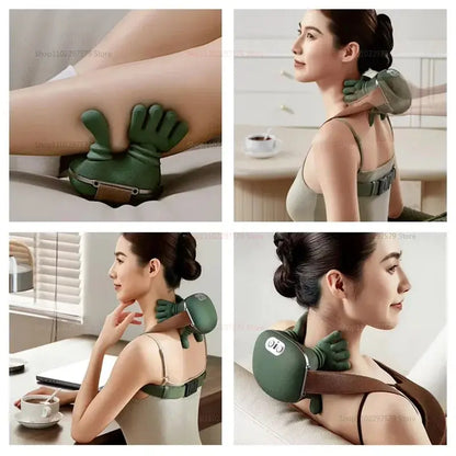 4D Deep Neck Finger Massager